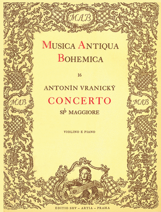 Book cover for Concerto für Violine und Orchester B-Dur