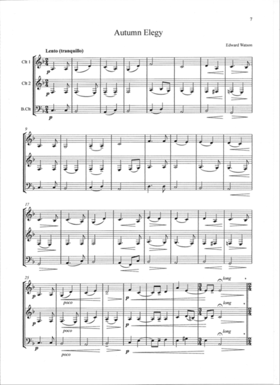 A Seasonal Tapestry Bass Clarinet scores gallery preview page 4
