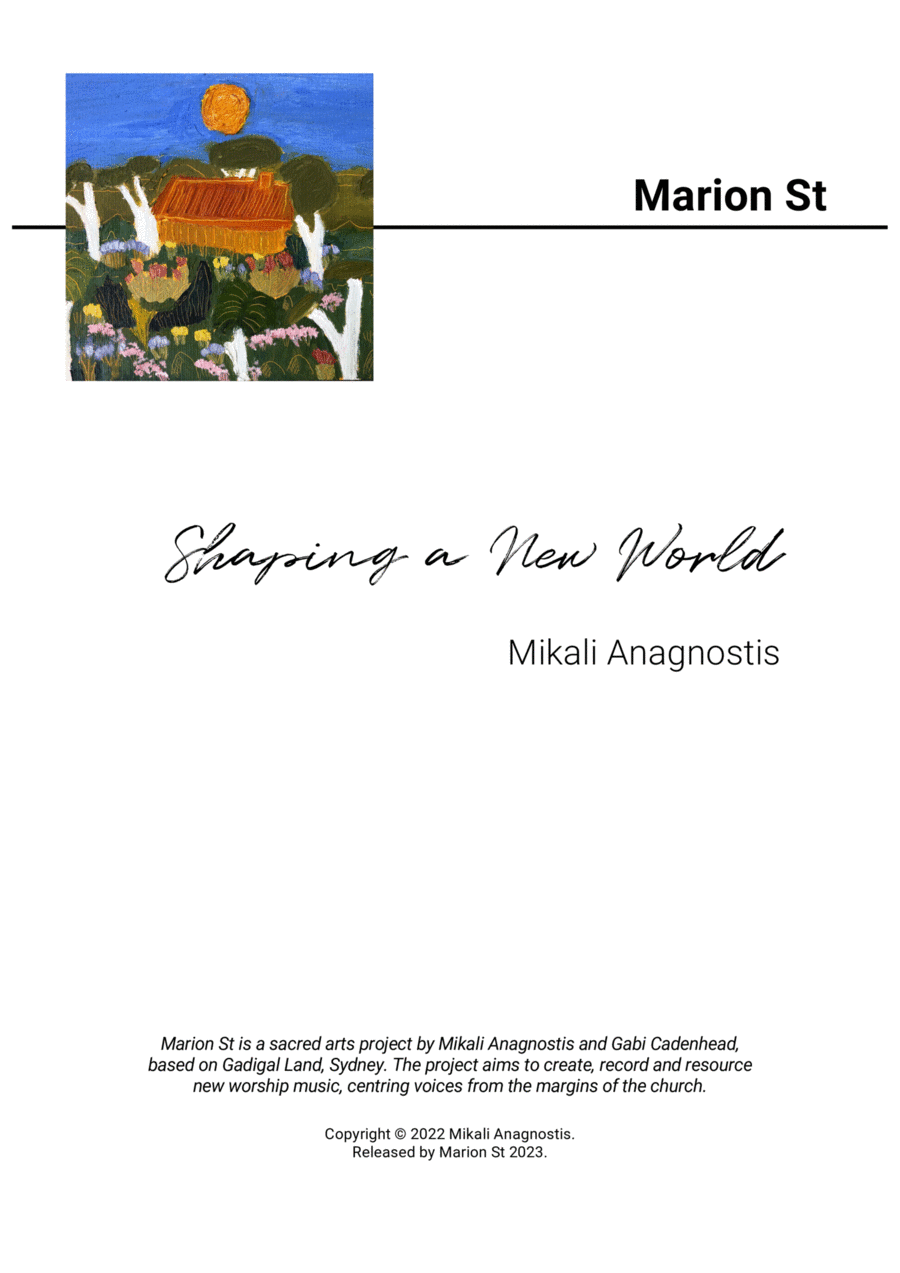 Shaping a New World Shaping a New World Piano scores gallery preview page 1