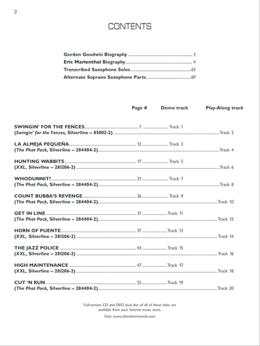 Big Phat Band - Alto Saxophone Alto Saxophone scores gallery preview page 3