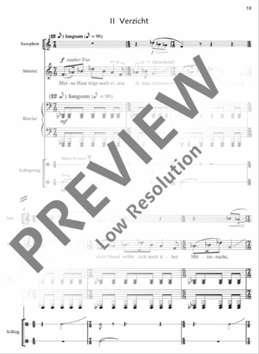 Ultima speranza Alto Saxophone scores gallery preview page 20