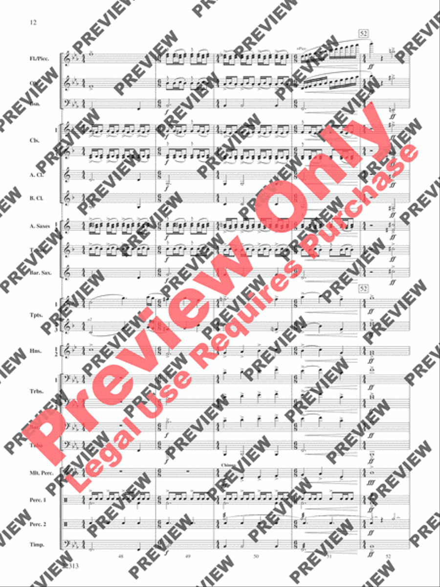 In the Center Ring In the Center Ring Concert Band scores gallery preview page 13