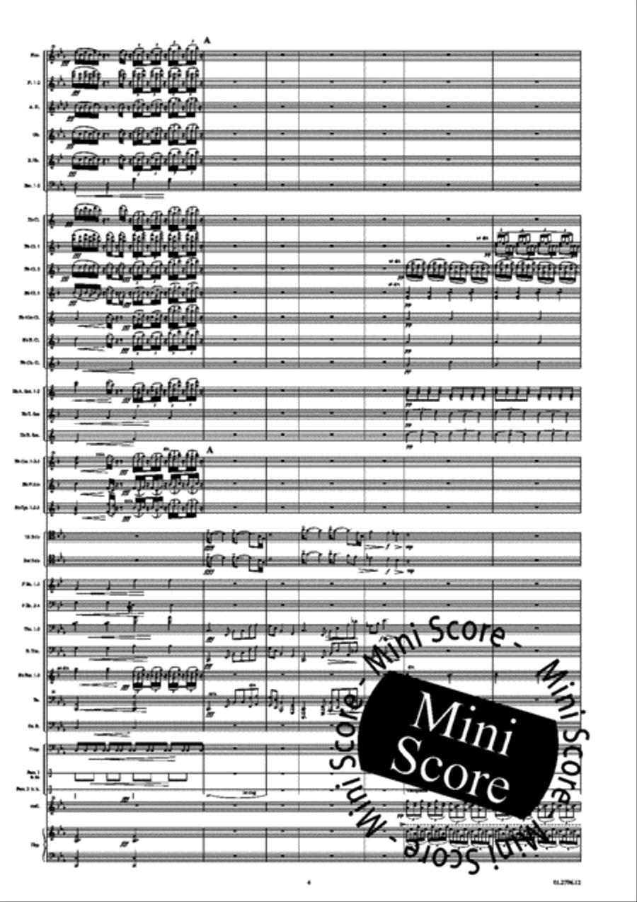 Rainforest Concerto Concert Band scores gallery preview page 10