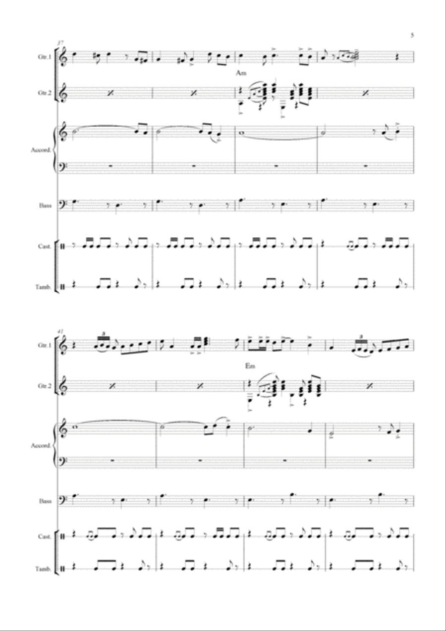 Entr'acte! Small Ensemble scores gallery preview page 5