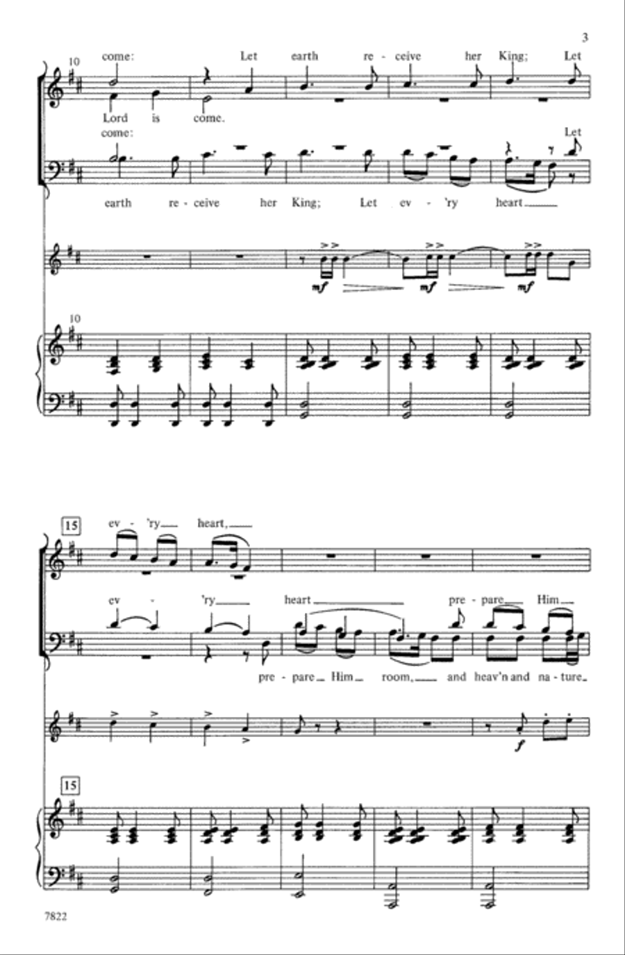 Joy: A Carol Cantata for Christmas 4-Part scores gallery preview page 3
