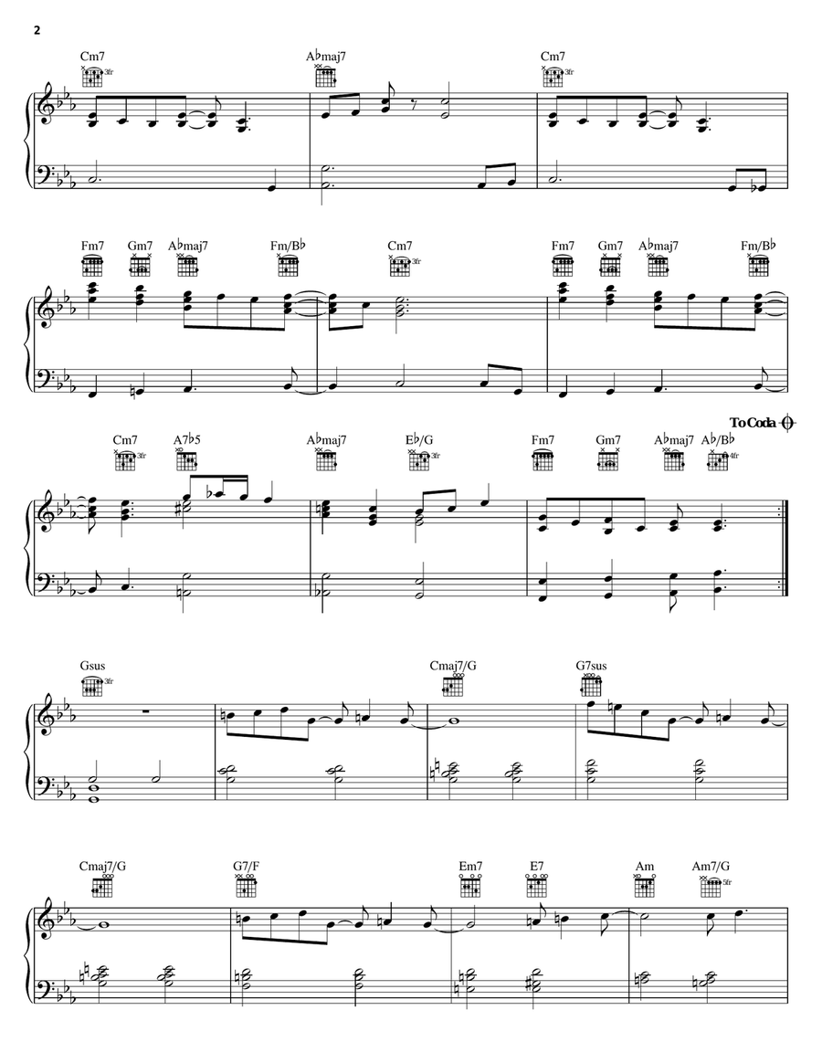 Angela Angela Piano Solo scores gallery preview page 2