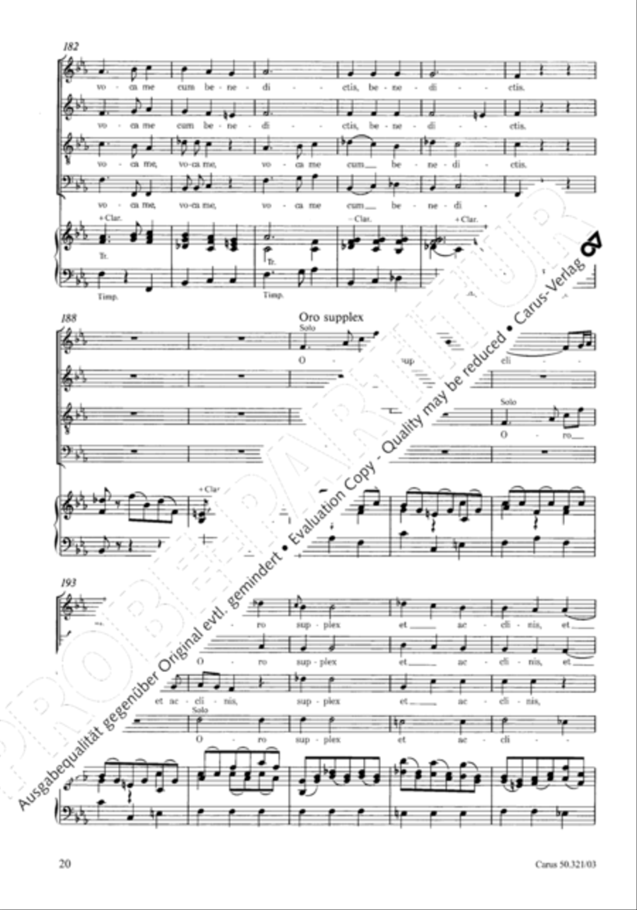 Requiem in C minor 4-Part scores gallery preview page 27