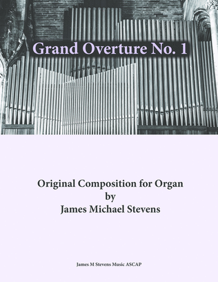 Book cover for Grand Overture No. 1 - Organ