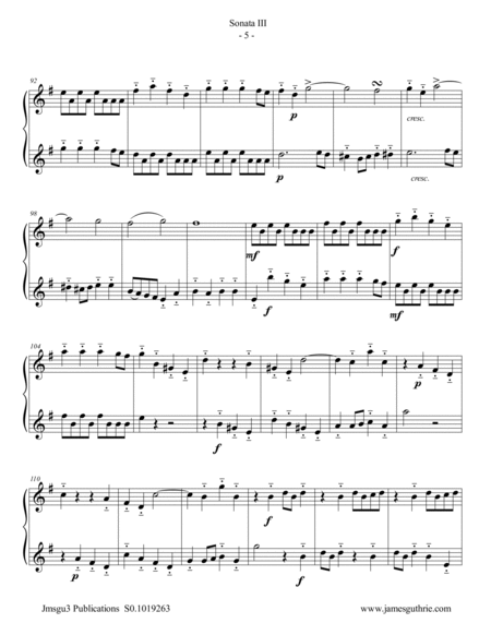 Handel: Sonata No. 3 for Alto Flute Duo image number null