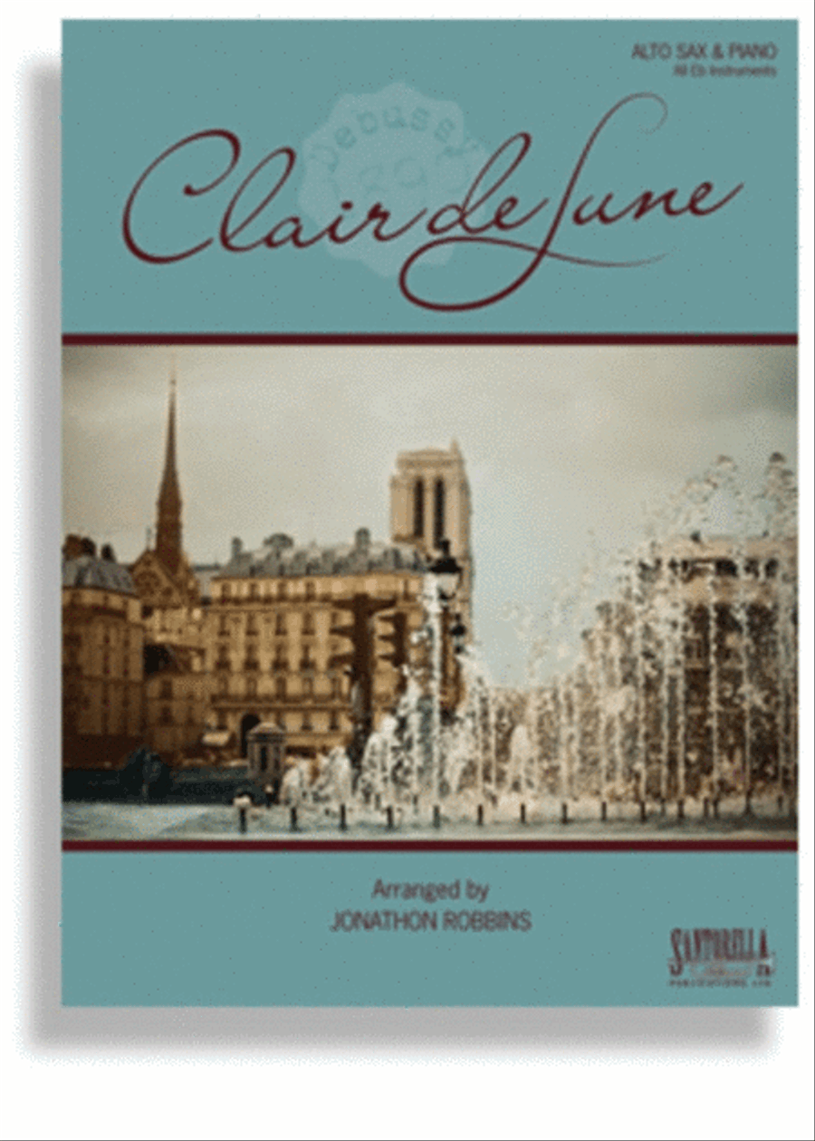 Clair De Lune Alto Sax/Piano Alto Saxophone scores gallery preview page 1