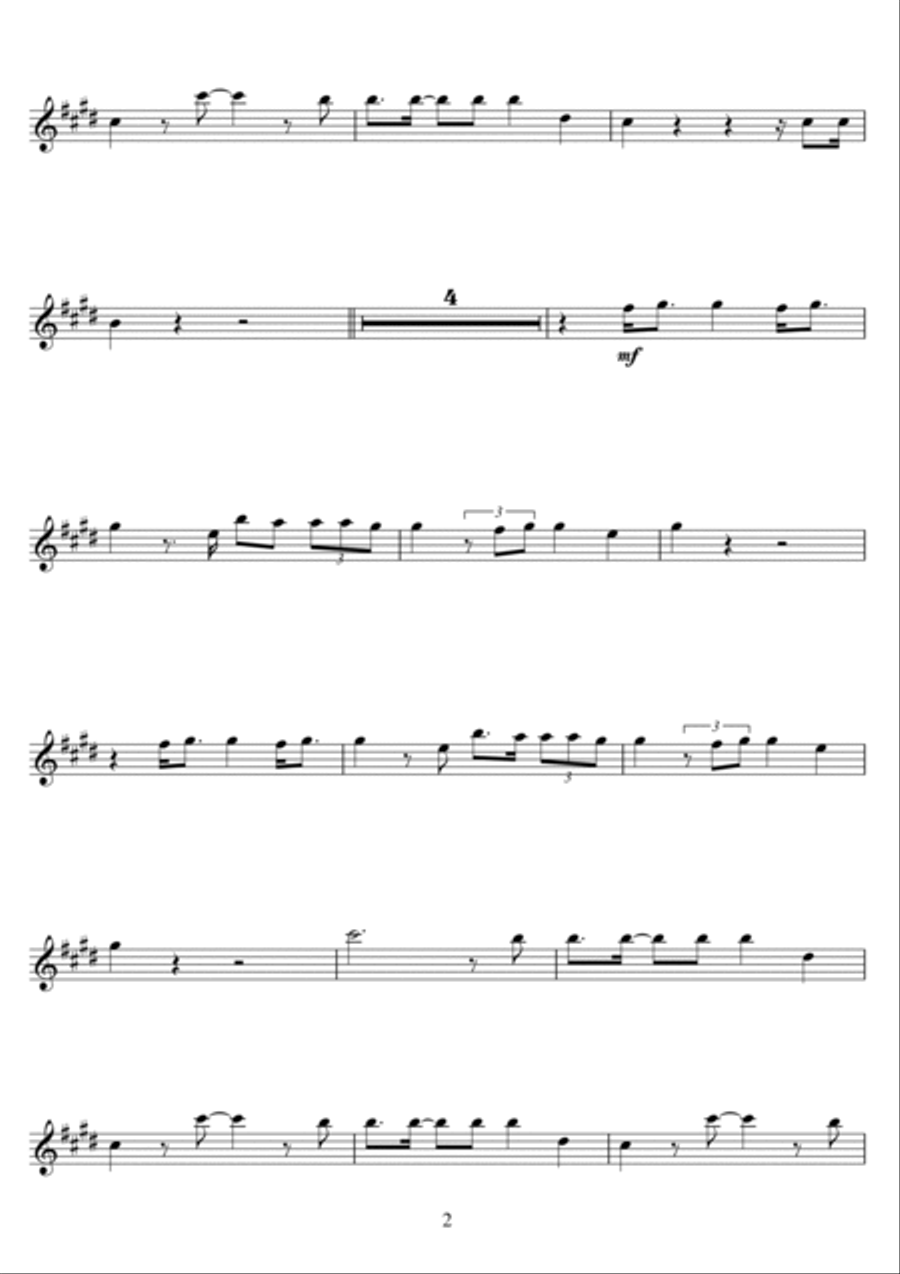 In My Place Piano scores gallery preview page 2