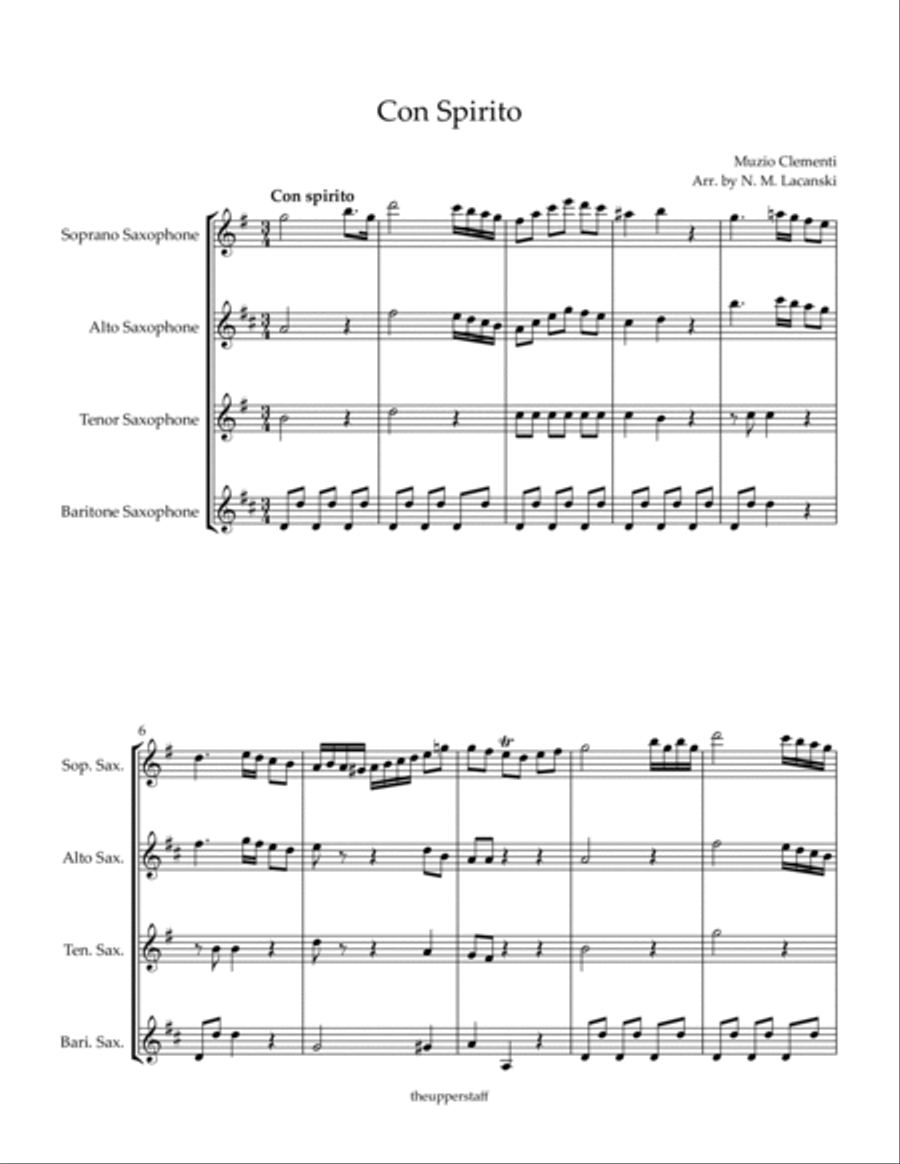 Con Spirito Woodwind Quartet scores gallery preview page 2