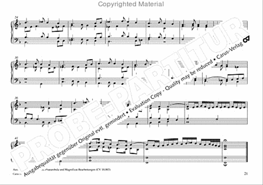 Freiburger Orgelbuch: Stammteil Organ Solo scores gallery preview page 22