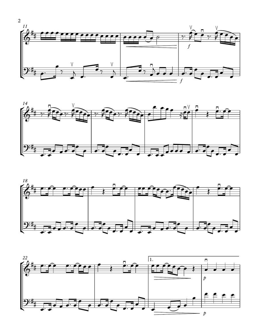 Levitating String Duet scores gallery preview page 2
