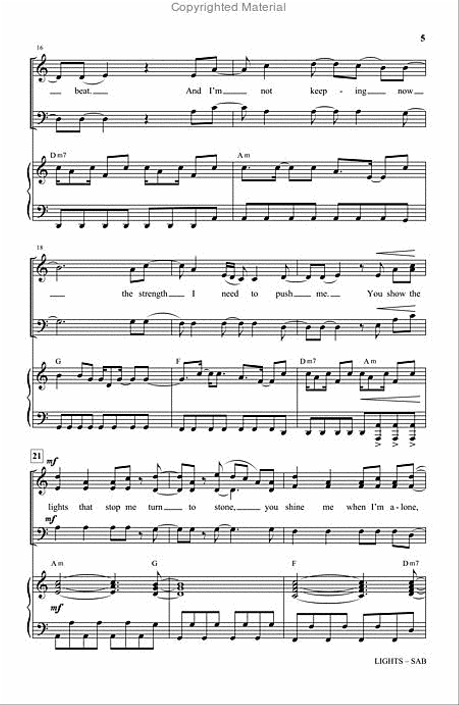 Lights 3-Part scores gallery preview page 5