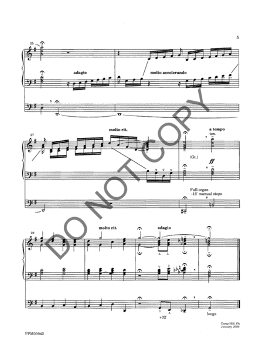 Toccata on 