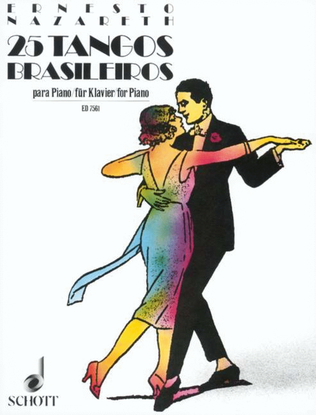 Book cover for 25 Tangos Brasileiros