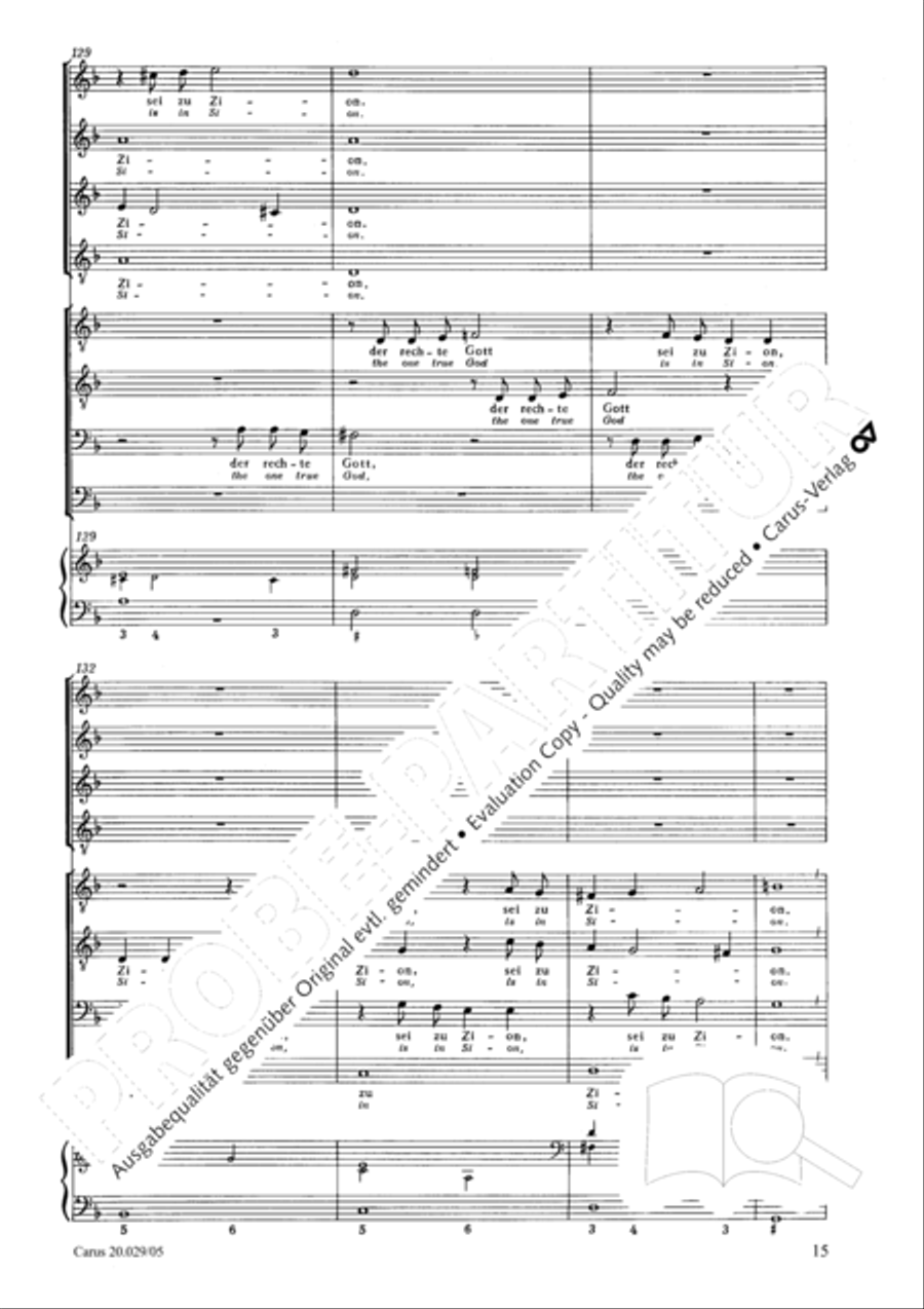 How beautiful is thy dwelling place (Wie lieblich sind deine Wohnungen) Men's Choir scores gallery preview page 18