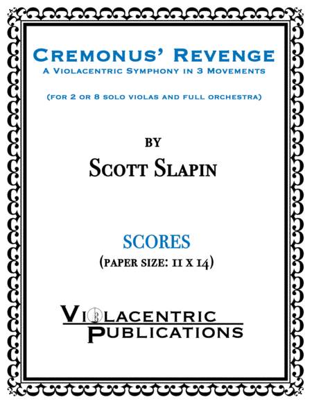 Cremonus' Revenge (SCORES): A Violacentric Symphony in 3 Movements - Score Only image number null
