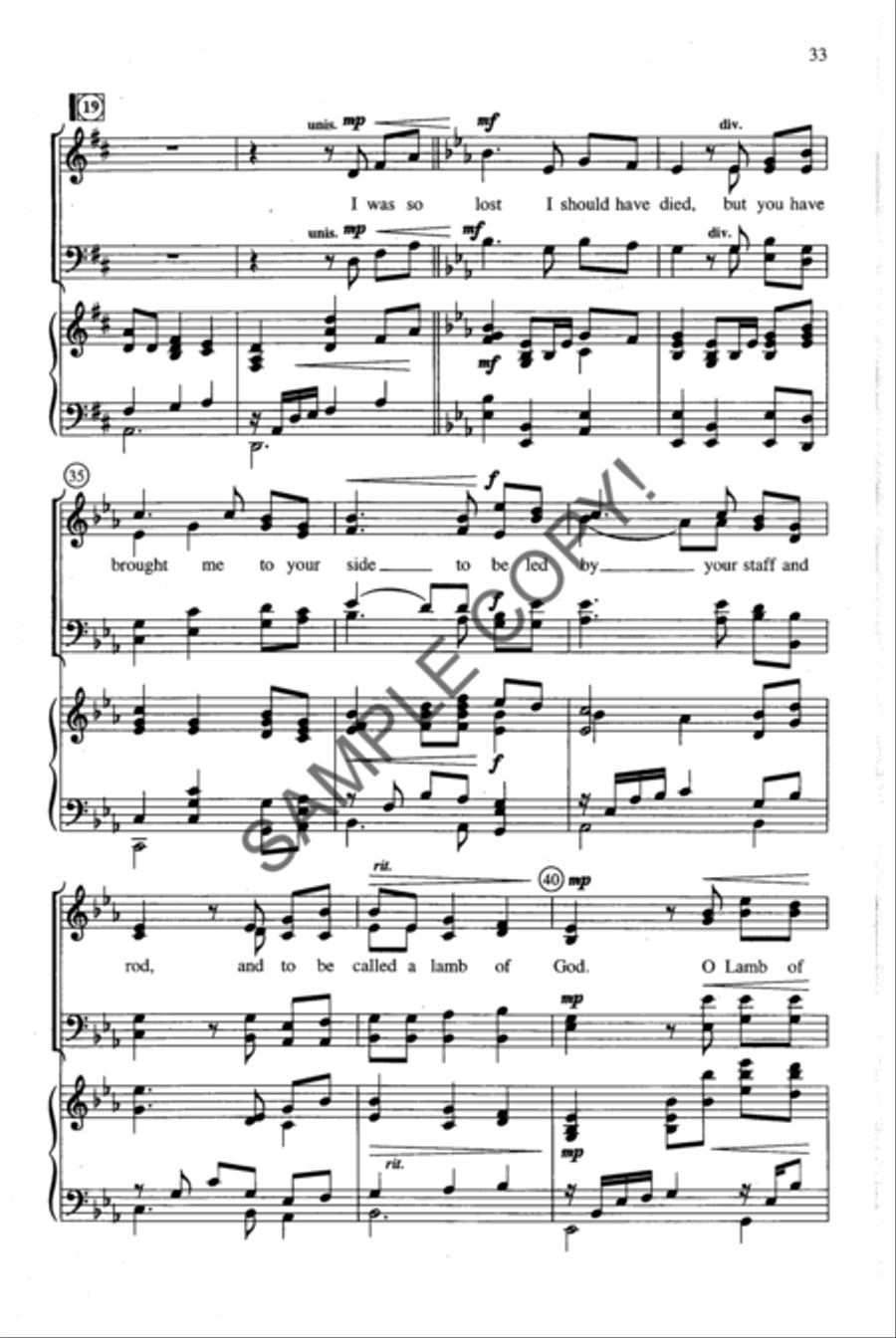 Shadow of the Cross 4-Part scores gallery preview page 19