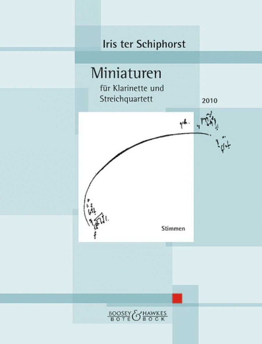 Miniaturen Clarinet scores gallery preview page 1
