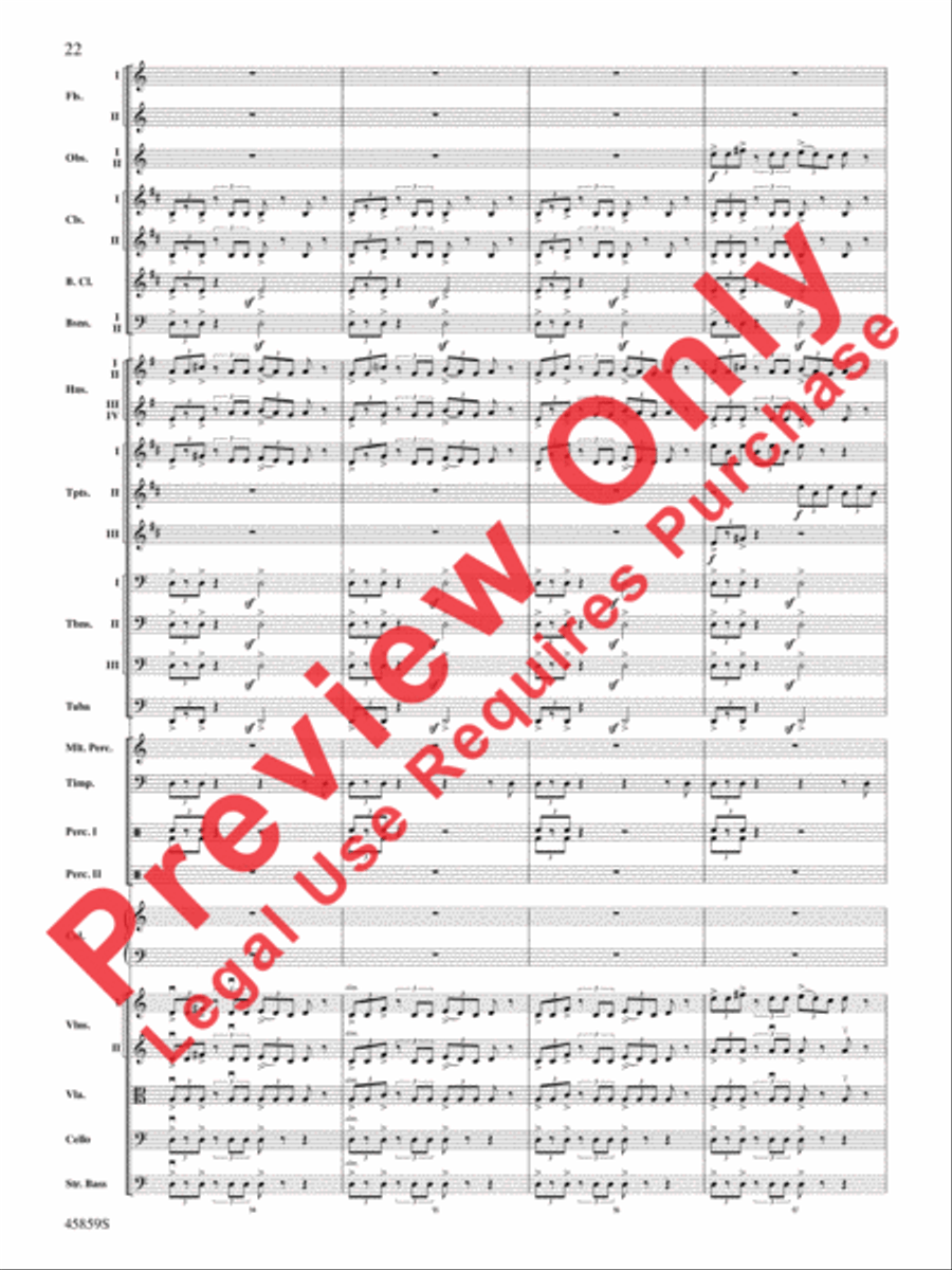 Fantastic Beasts and Where to Find Them Full Orchestra scores gallery preview page 22