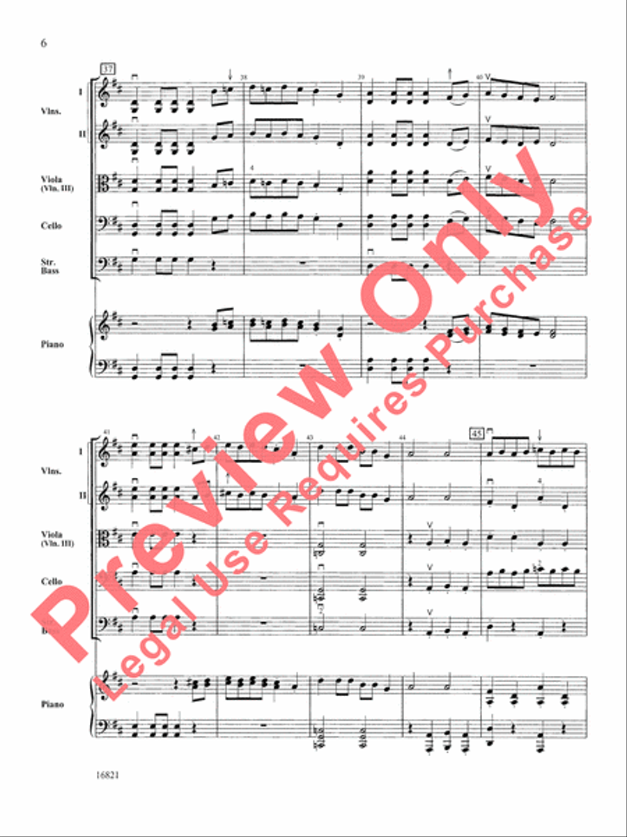 Fiddles on Fire String Orchestra scores gallery preview page 7