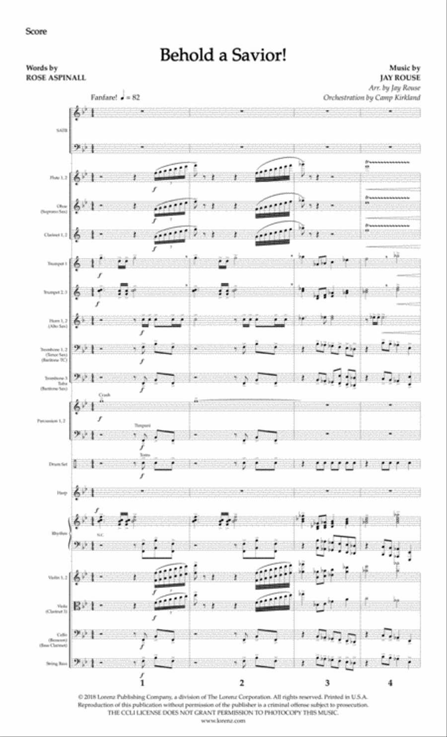 Behold, a Savior! - CD with Printable Parts Choir scores gallery preview page 21