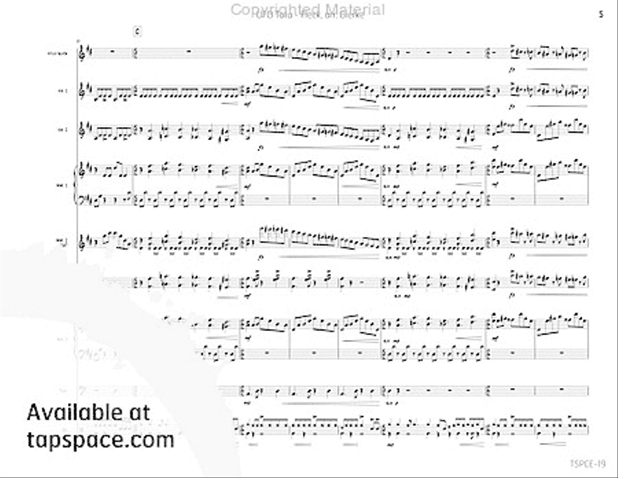 UFO Tofu Percussion Ensemble scores gallery preview page 10