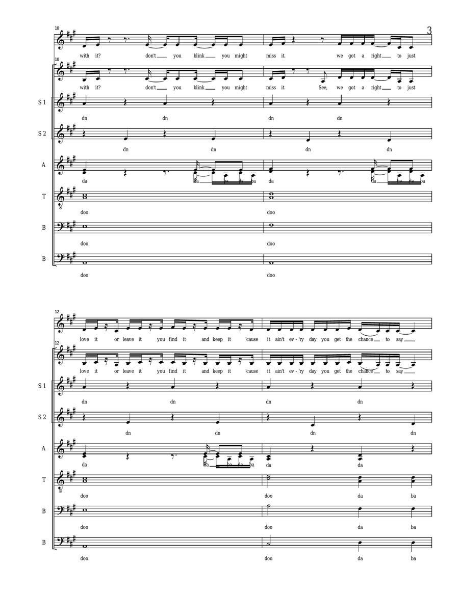 Brighter Than The Sun Brighter Than The Sun Divisi scores gallery preview page 3
