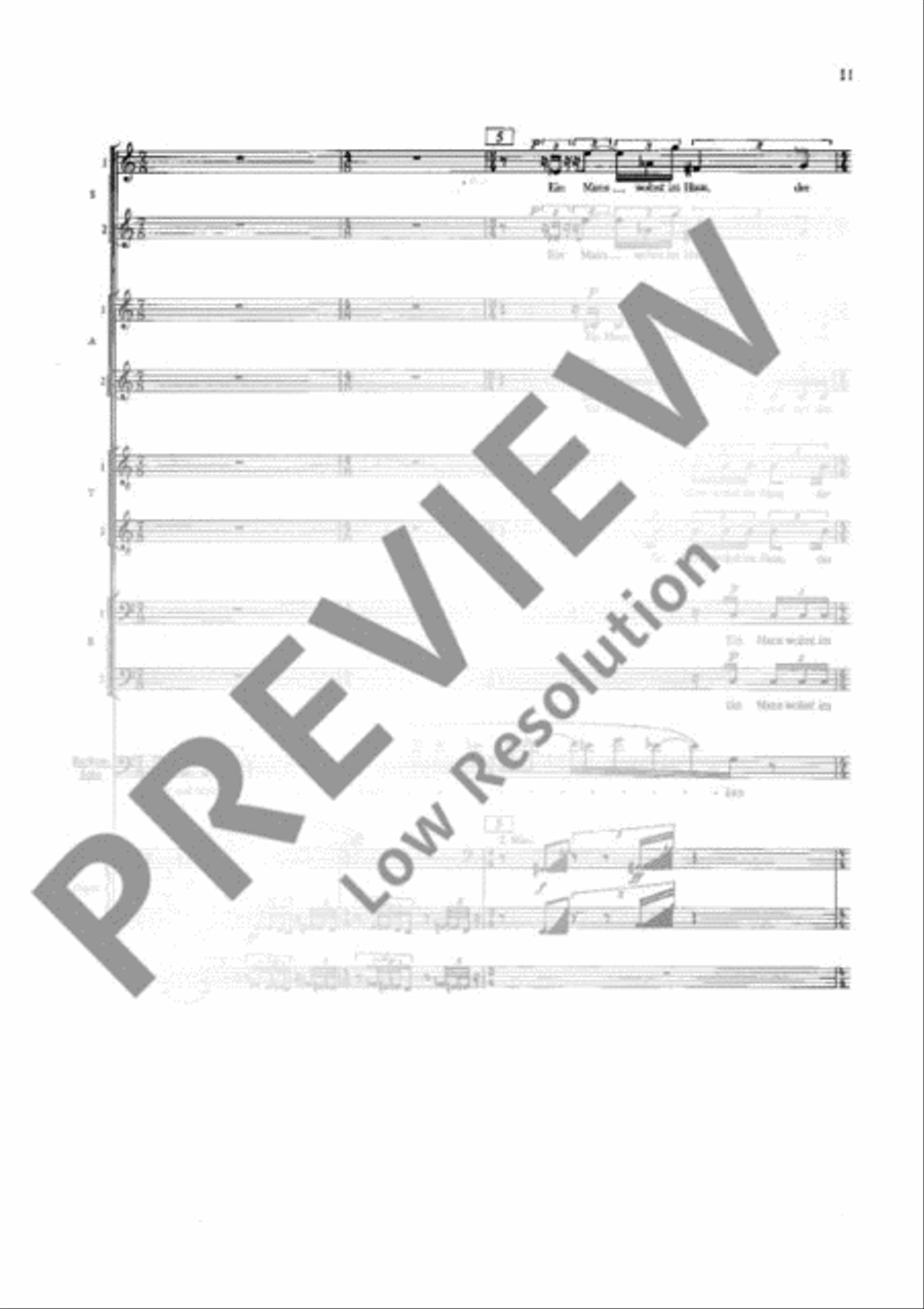 Todesfuge SSAATTBB scores gallery preview page 12