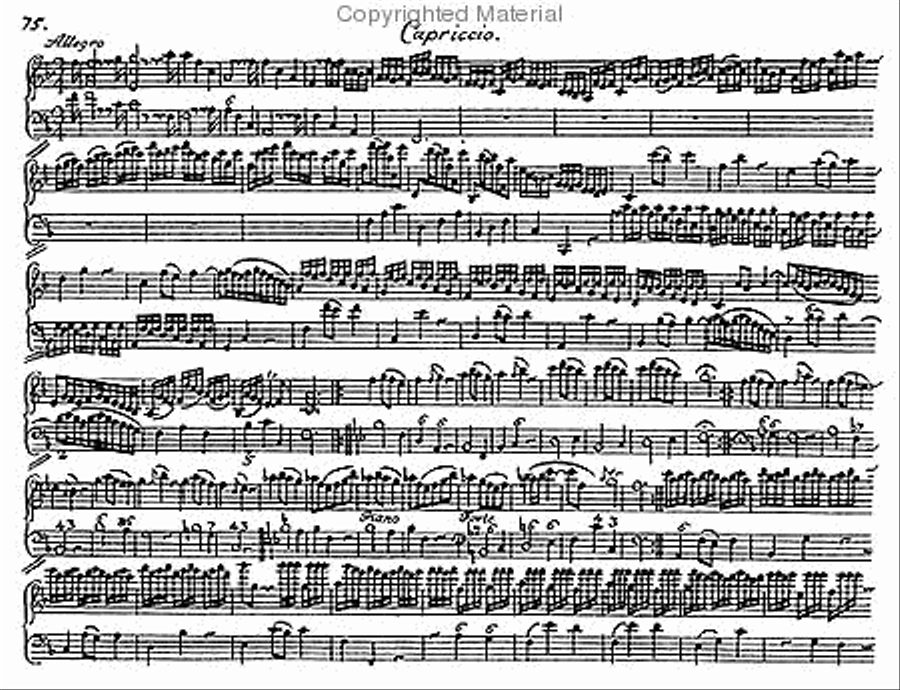 Sonate a violino solo e basso. Opera prima. Dresde, 1721