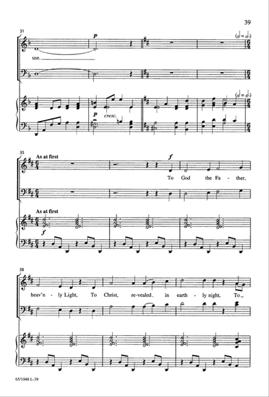 The Light of the World 4-Part scores gallery preview page 41