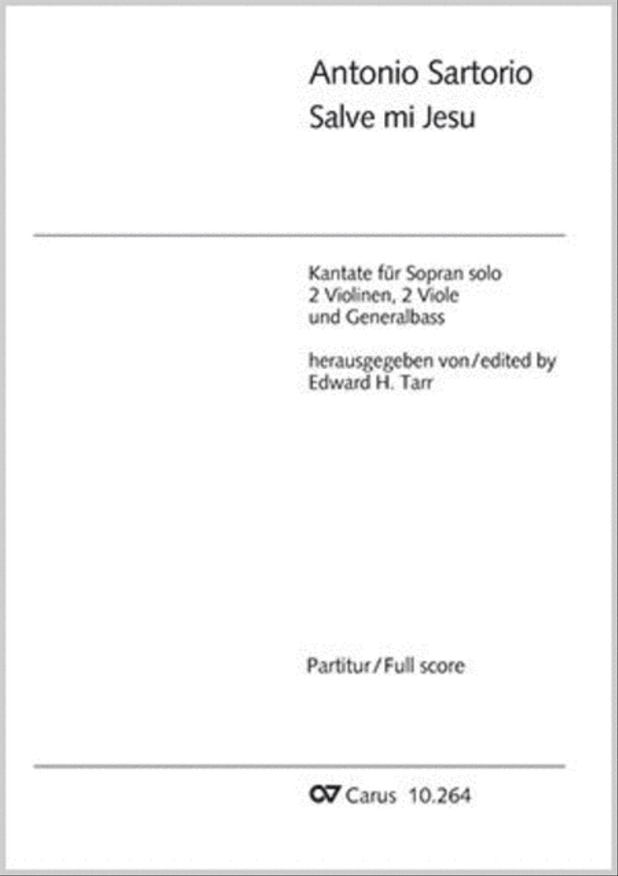 Salve mi, Jesu Salve mi, Jesu Soprano Voice scores gallery preview page 1