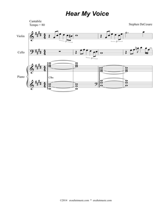 Hear My Voice (Solo with SATB)