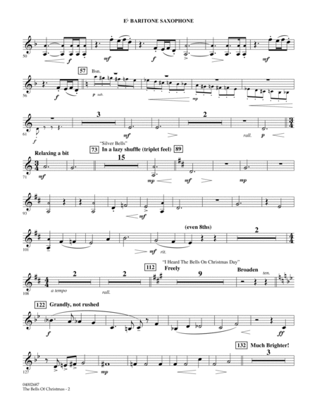 The Bells Of Christmas - Eb Baritone Saxophone