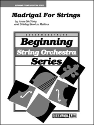 Madrigal For Strings - Score