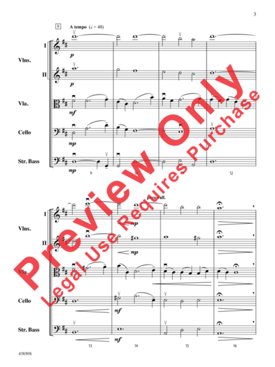 Sarabande Sarabande String Orchestra scores gallery preview page 4