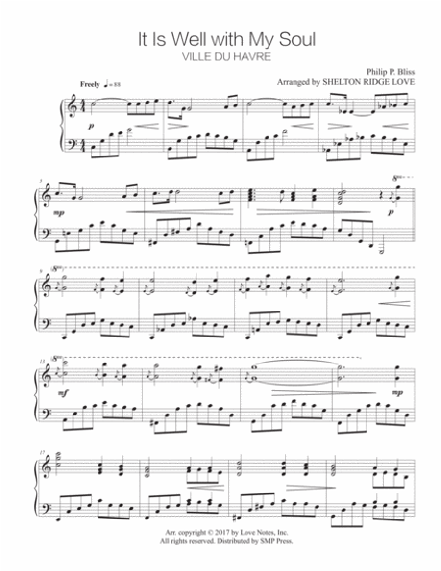 It Is Well with My Soul Piano Solo scores gallery preview page 2