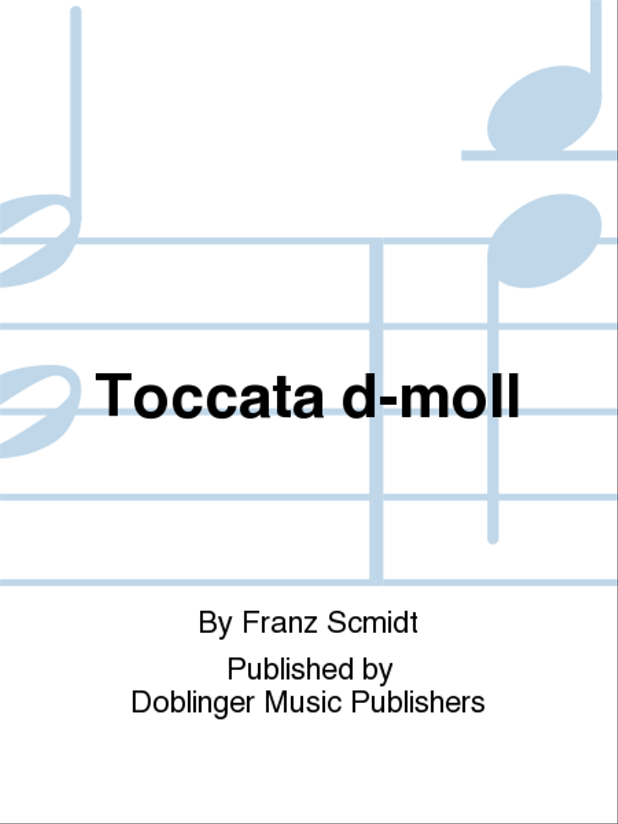 Toccata d-moll Piano Solo scores gallery preview page 1