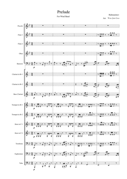 Rachmaninov: Prelude In G Minor, Op.23, No.5 image number null
