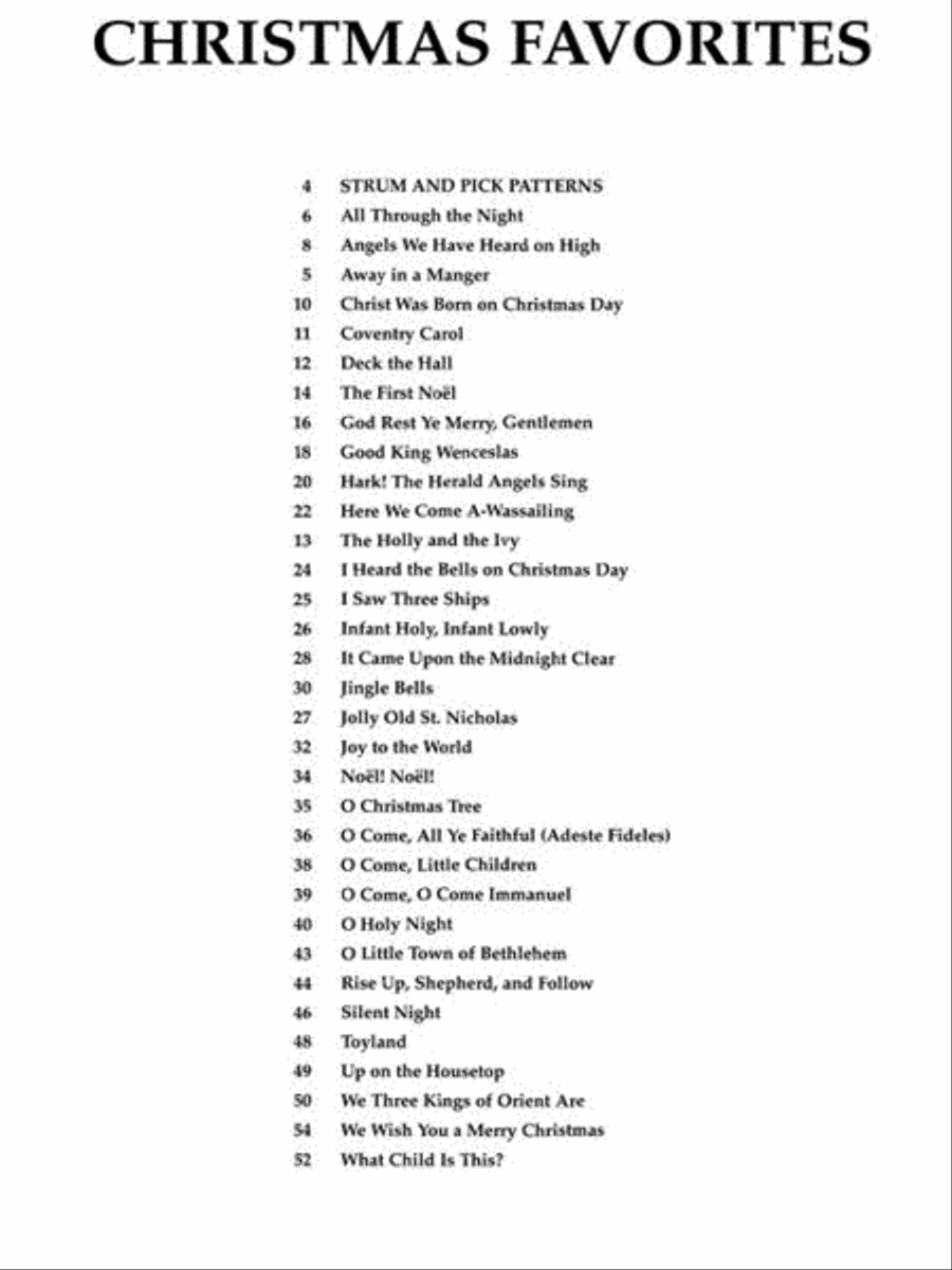 Christmas Favorites – 2nd Edition Electric Guitar scores gallery preview page 3