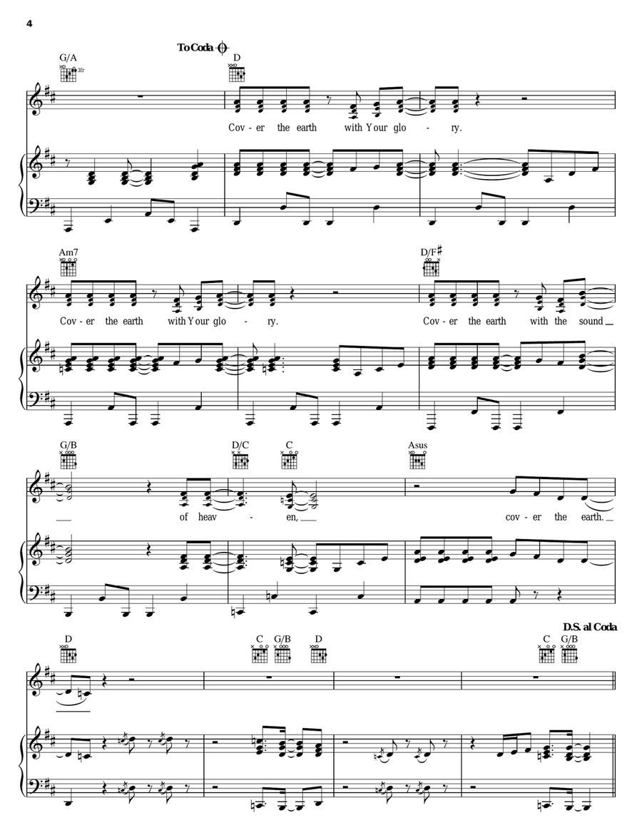 Cover The Earth Cover The Earth Acoustic Guitar scores gallery preview page 4