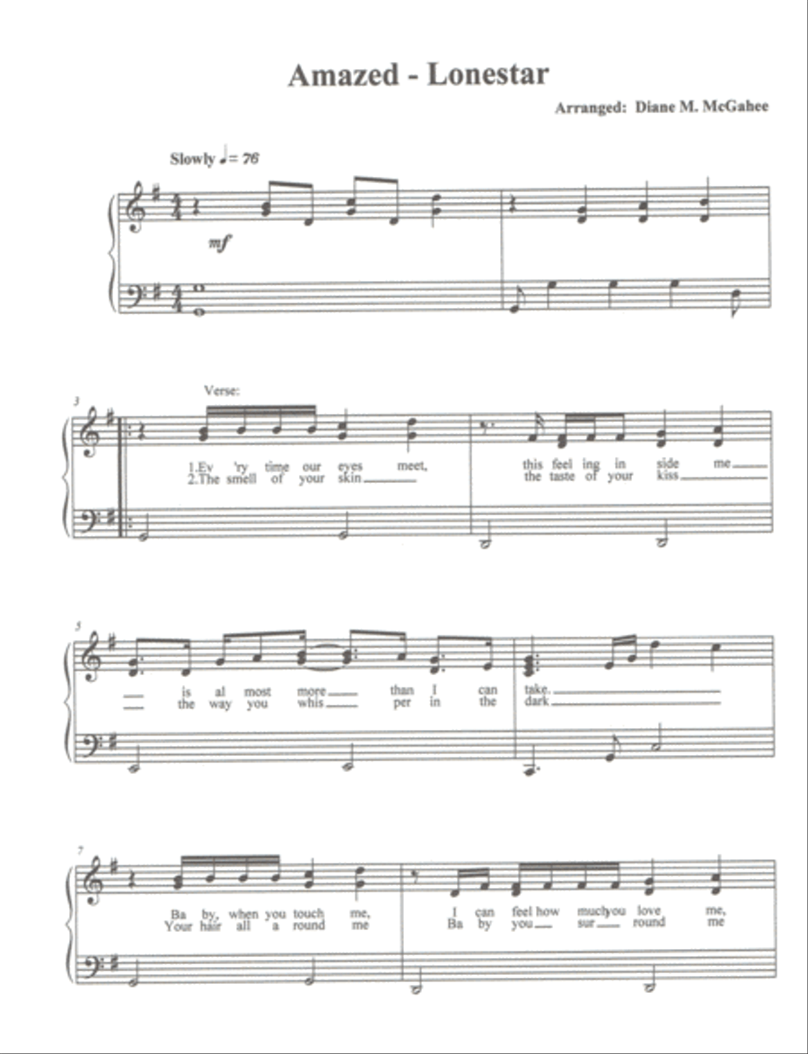 Amazed Small Ensemble scores gallery preview page 1