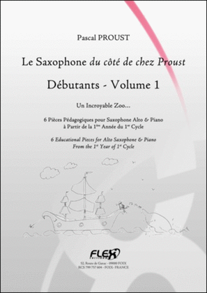 Book cover for The Saxophone Du Cote De Chez Proust -Beginners - volume 1