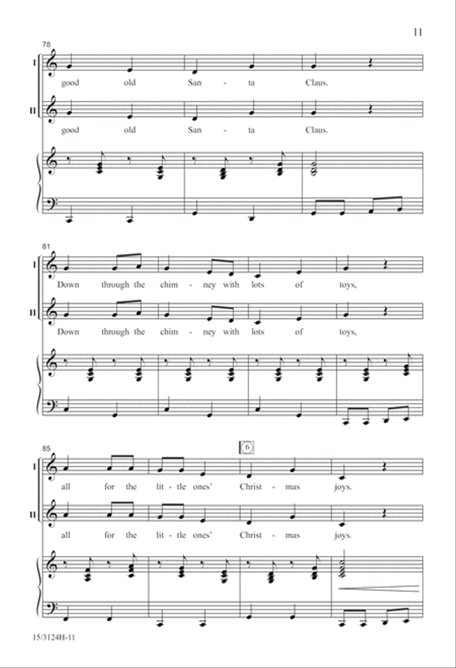 A Jolly, Jingling Carol Medley 2-Part scores gallery preview page 11
