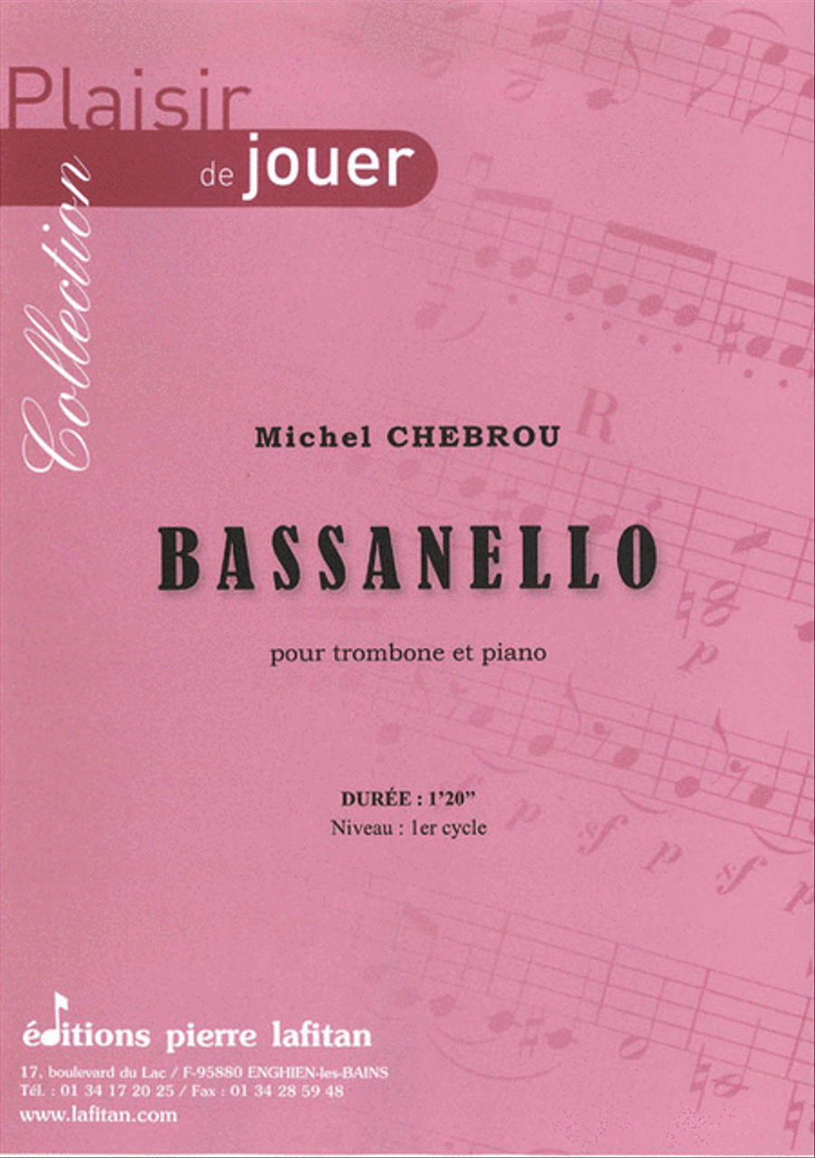 Bassanello Piano Accompaniment scores gallery preview page 1