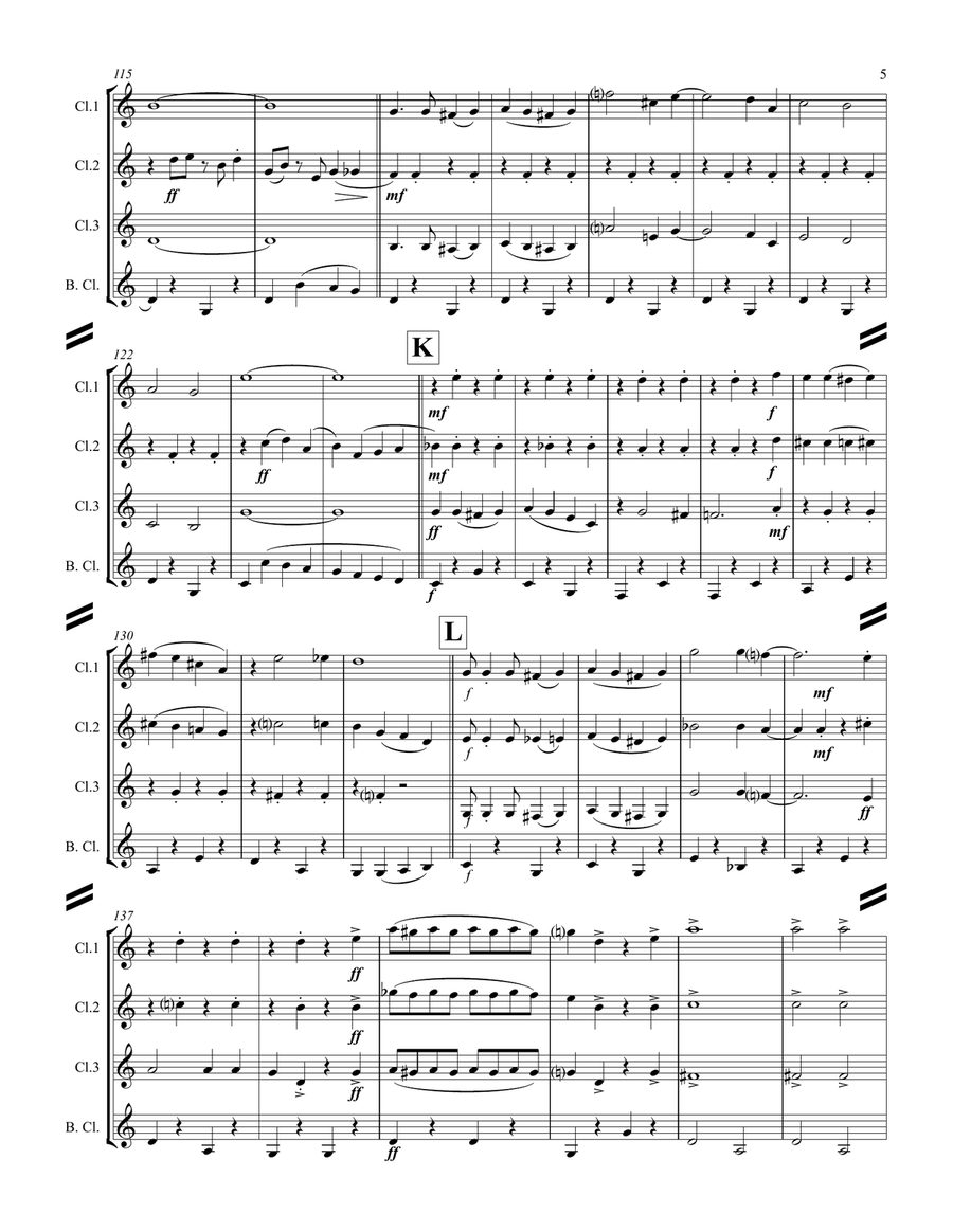 Mele Kalikimaka Woodwind Ensemble scores gallery preview page 6