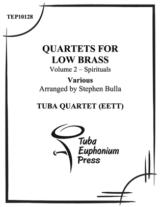 Book cover for Quartets for Low Brass