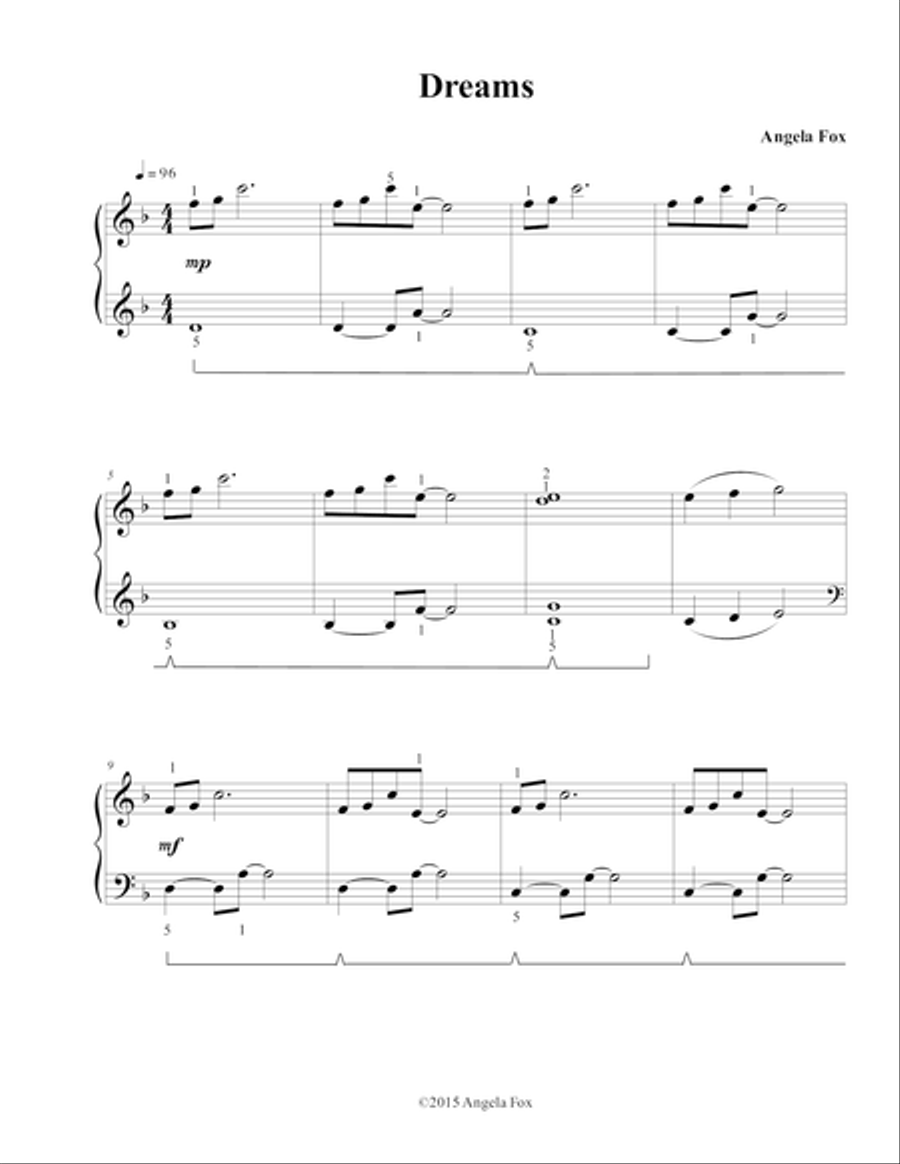 Dreams Piano Method scores gallery preview page 2